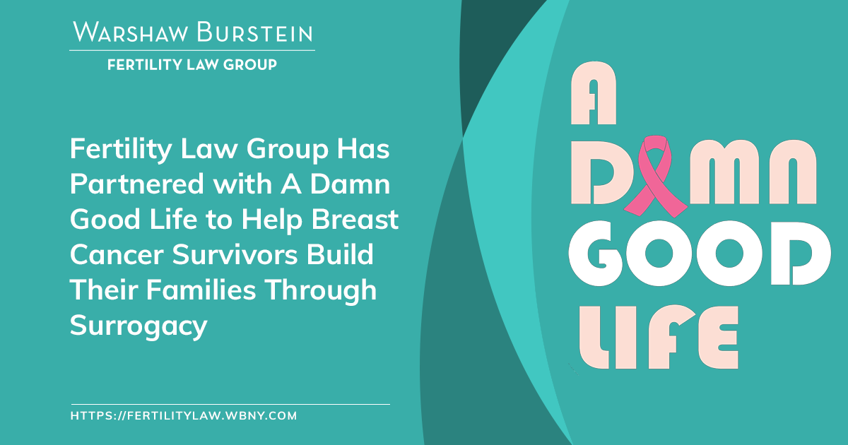 Warshaw Burstein Llp Fertility Law Group Fertility Law Group Partners With A Damn Good Life